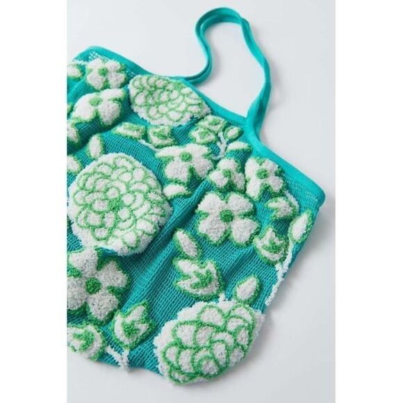 New Urban Outfitters Tufted Market Tote Bag - Picture 3 of 6